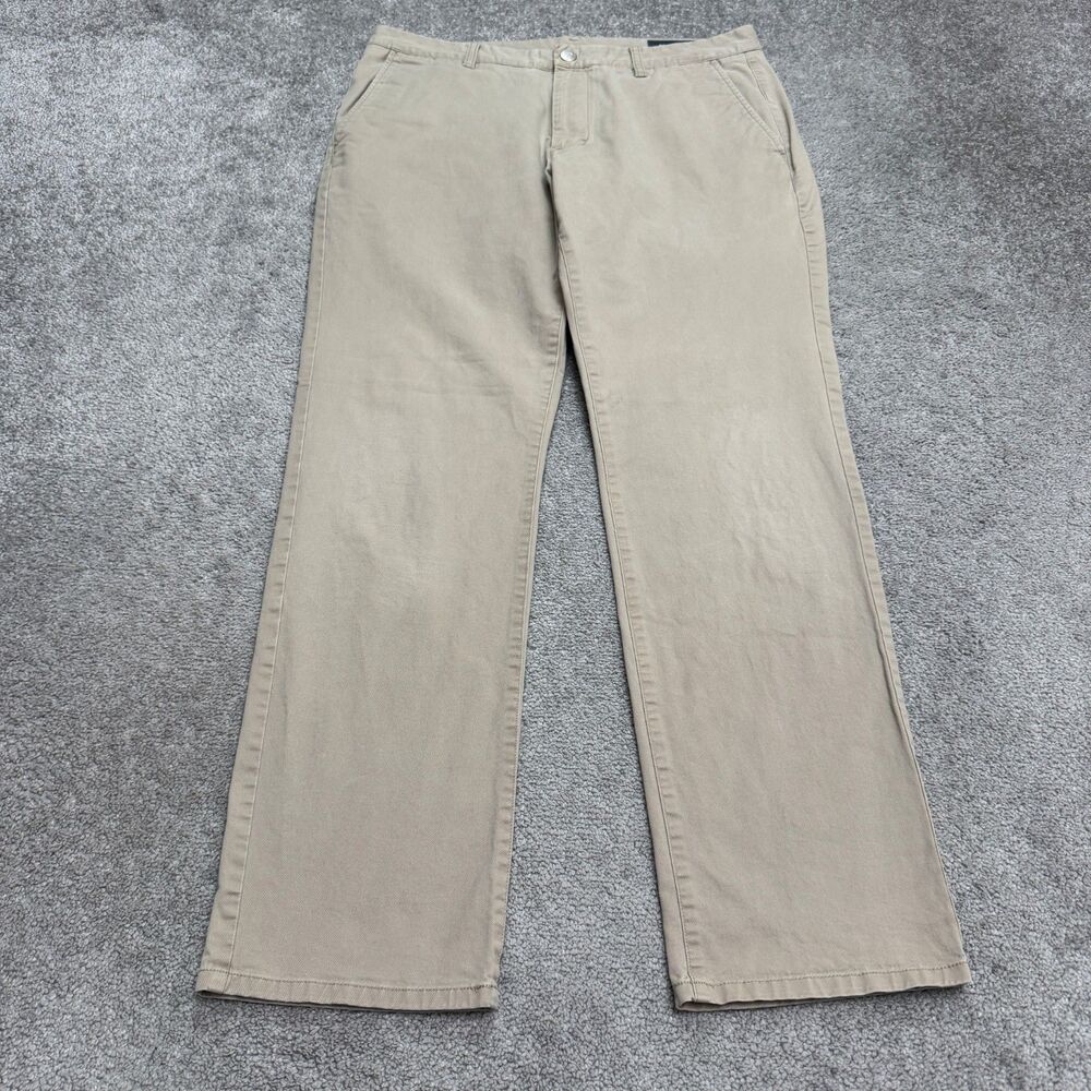 Bonobos Slim Fit Chino Pants Mens 34x32 Khaki Straight Leg Cotton Casual Preppy